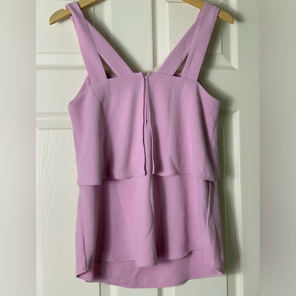 Ann Taylor | Lilac Flowy Layered Tank - Small - Picture 2 of 6